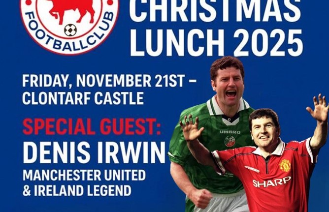 Clontarf FC Christmas Lunch Nov 21st 2025