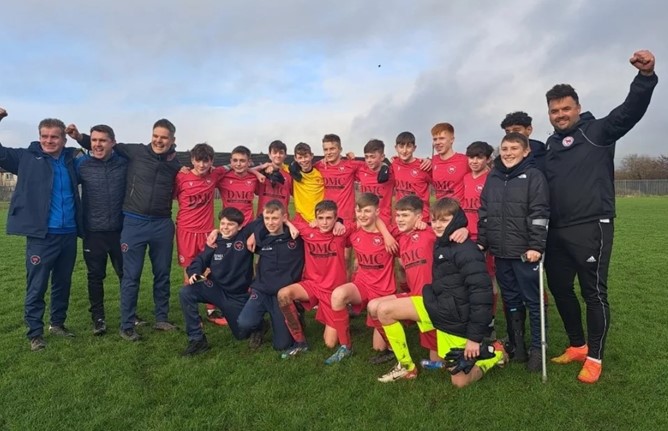 Clontarf U14s through to SFAI National Cup Last 16