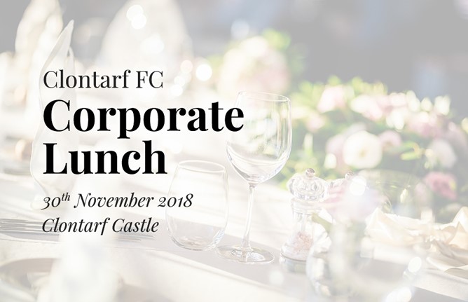 Clontarf FC Corporate Lunch 2018 @ Clontarf Castle