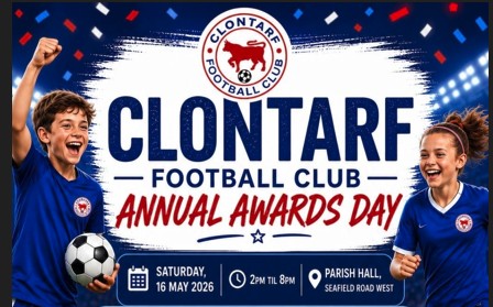 Clontarf FC Awards Day May 2026